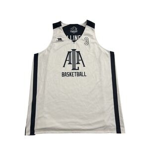 Vintage Basketball Jersey Mens XL White Navy Excellent Bollinger 3 ALA Eagles